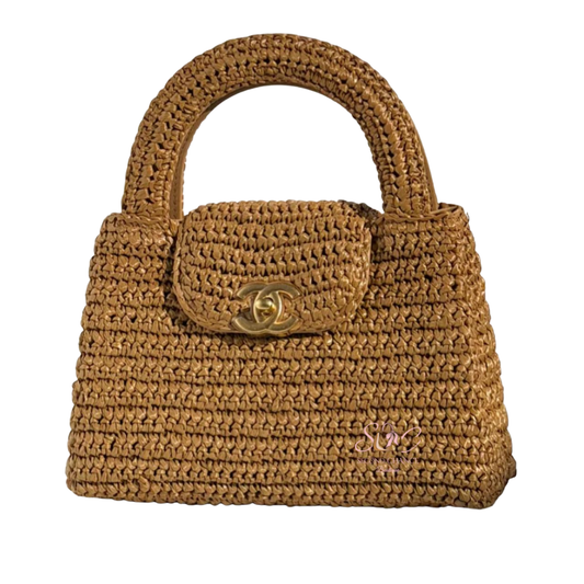 CHANEL Mini Gold BRAIDED KELLY BAG