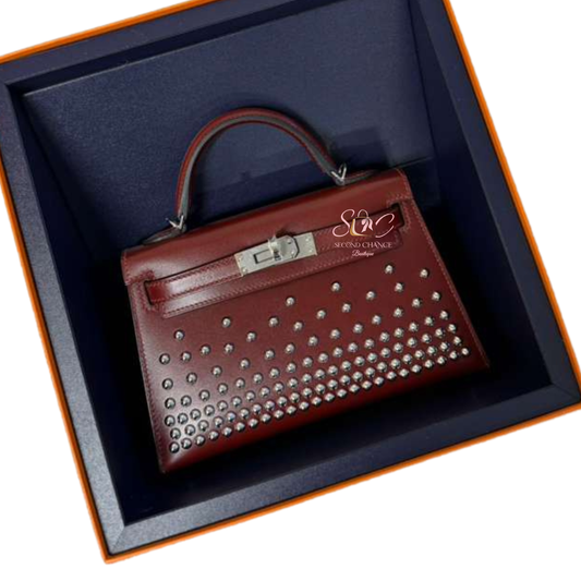 Hermes Kelly 20 colour Cloute Rouge stamp H